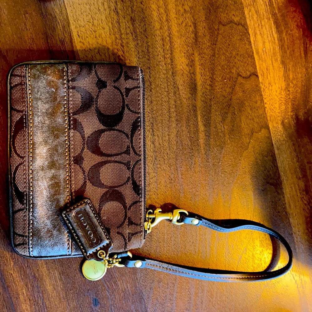 Authentic Coach Wristlet